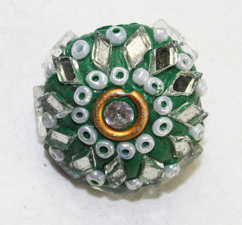 Lakh Buttons from India set of 10