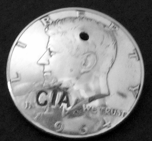 JFK Assassination Memorial Coin Special Edition Button