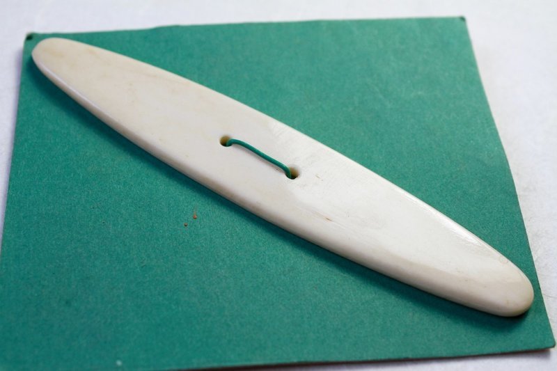 Large Ivory Artifact Button