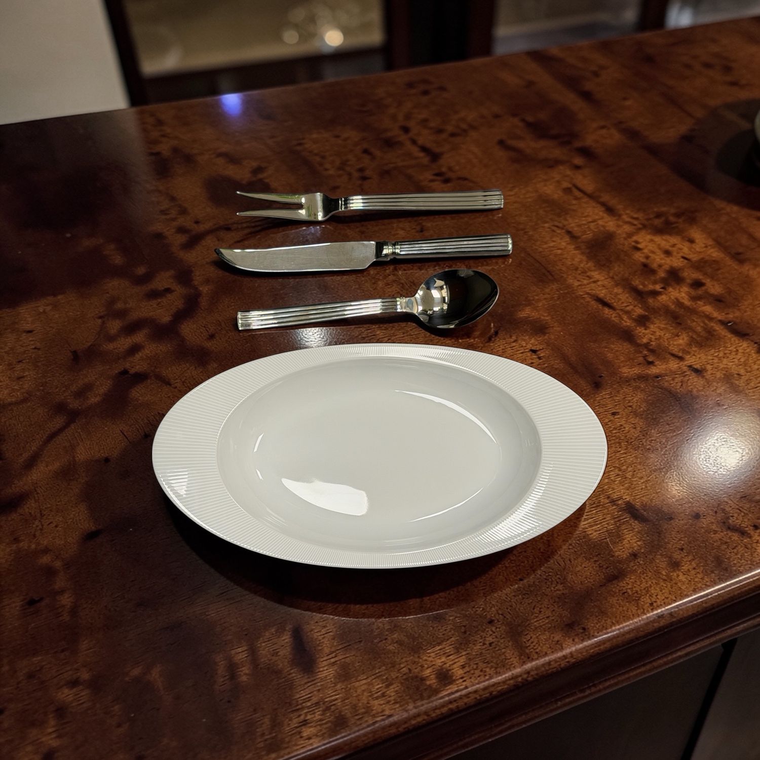 Serving Platter with Utensils