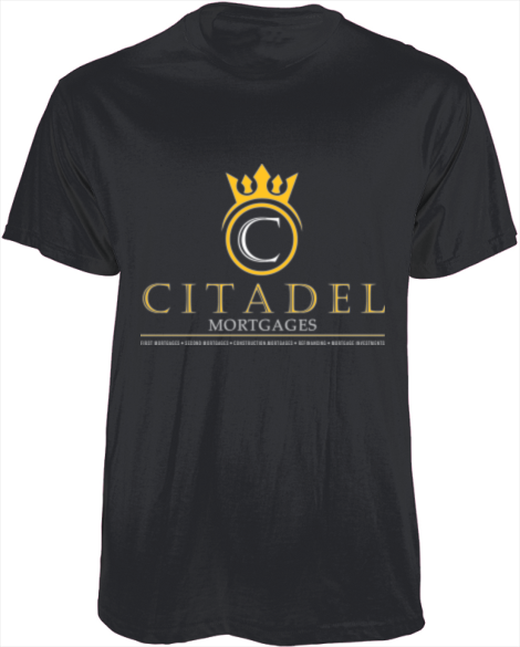 Citadel Mortgages - Men& Women Fittied T-shirt`
