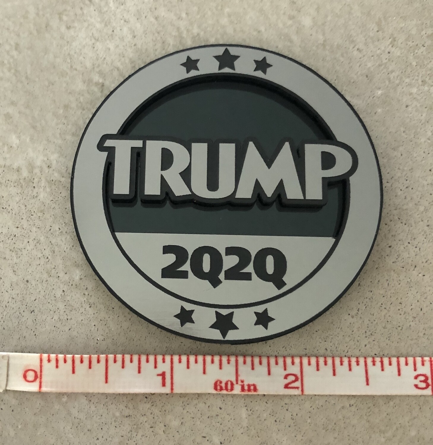Trump 2Q2Q Magnetic Badge