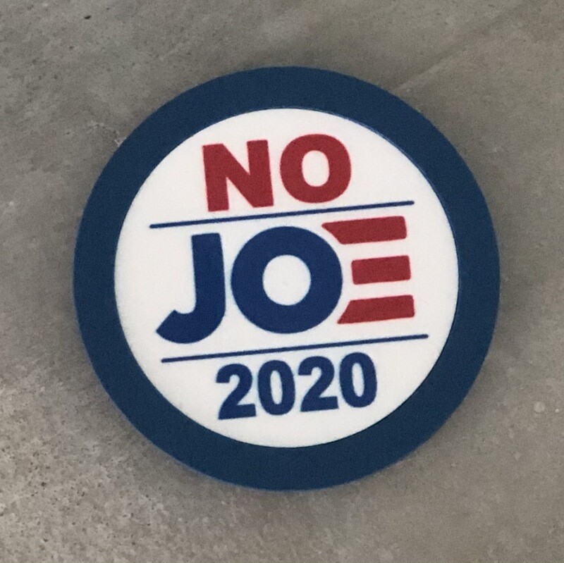 NO JOE 2020 Magnetic Badge
