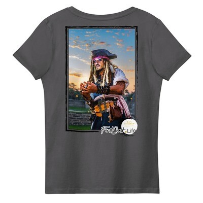 Women's fitted eco tee - Captain Jack
