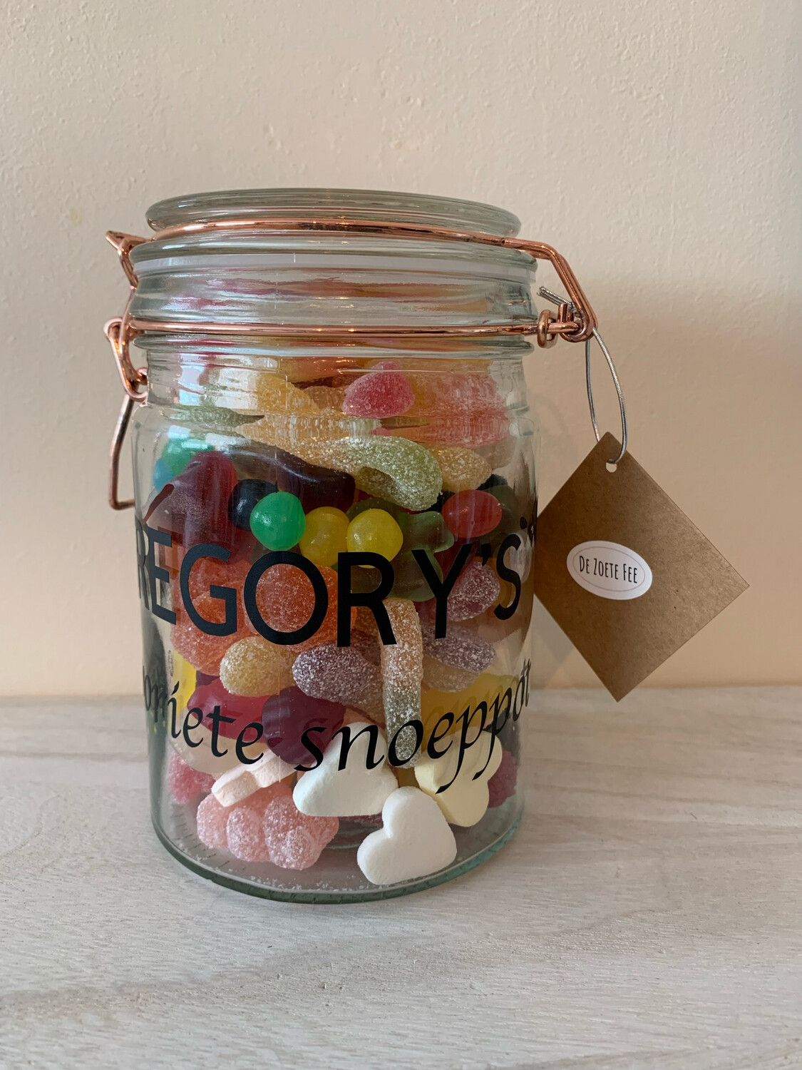 Gepersonaliseerde snoeppot