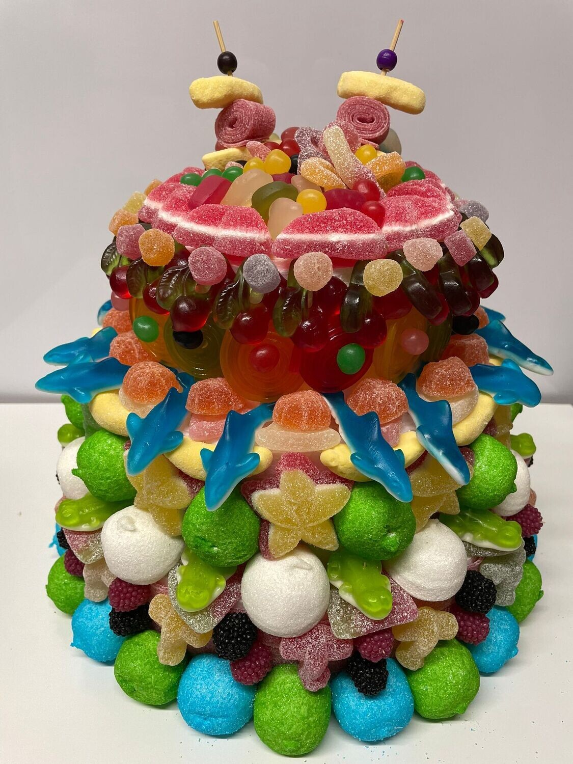 Snoeptaart &#39;Rainbow&#39;