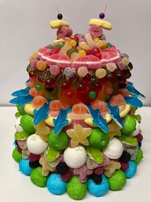 Snoeptaart &#39;Rainbow&#39;