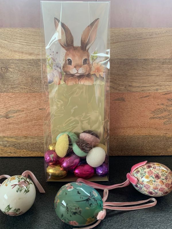 Praliné en sueda eitjes