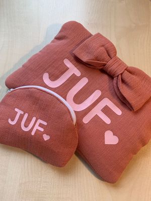 Roze tasje juf