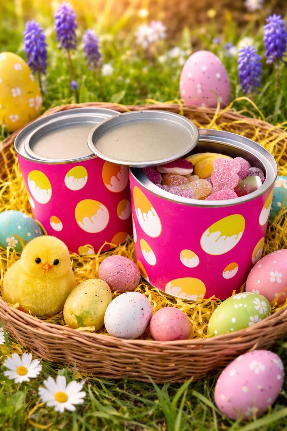 Blikken doosje Pasen