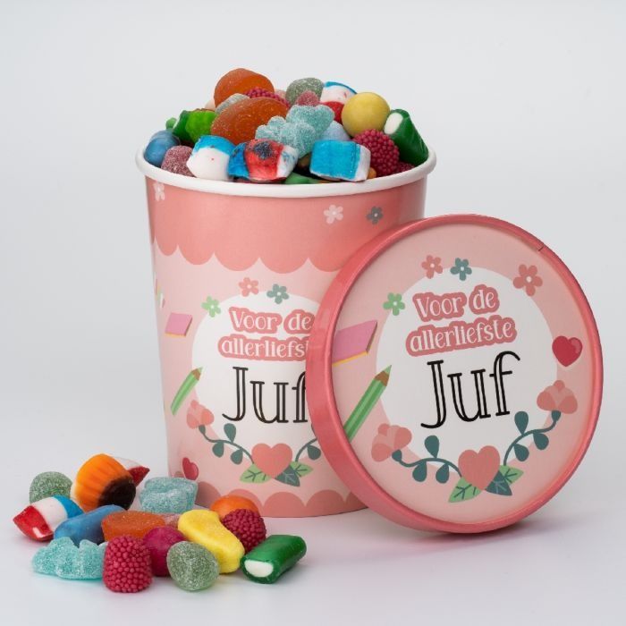Candy bucket - juf