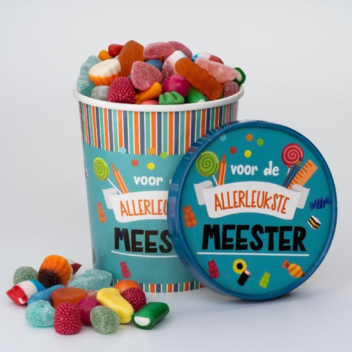 Candy bucket - meester