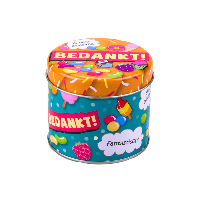 Snoepblikje - bedankt
