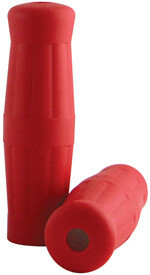 Early Harley Springer Grips Red 1&quot; Handlebars Chopper Bobber