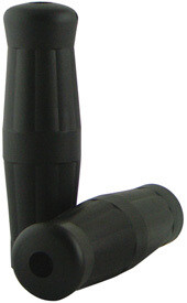 Early Harley Black Soda Pop Grips for 1&quot; Bars