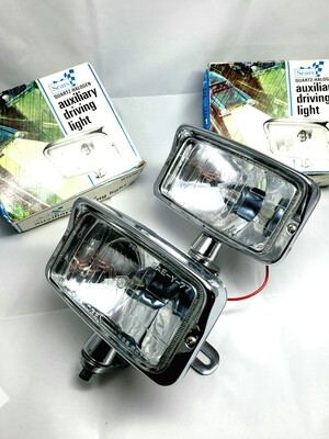 Vintage NOS  Dual 1960s Visor Headlight Set custom chopper