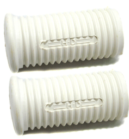 Harley OEM White Buddy Pegs Foot Pegs Passenger NOS 50940-61