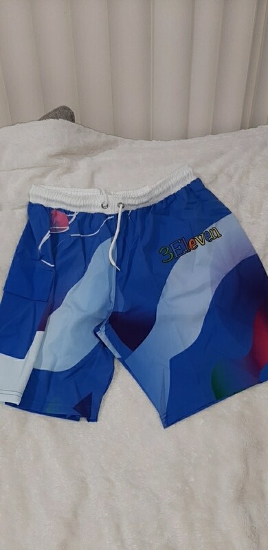 Men&#39;s sublimation swim trunks with side pocket 