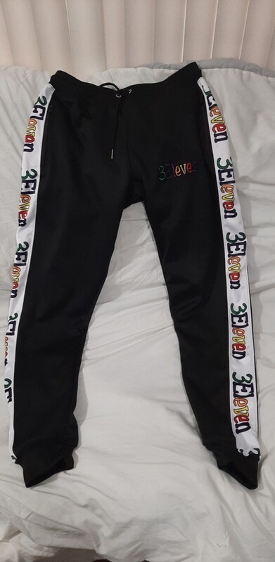 Black half zip sweatsuits