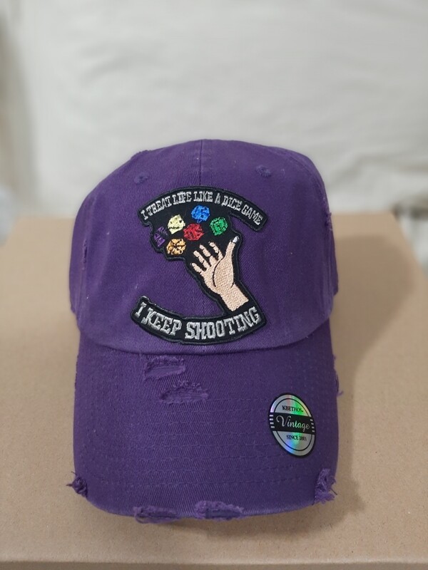 I keep shooting hats