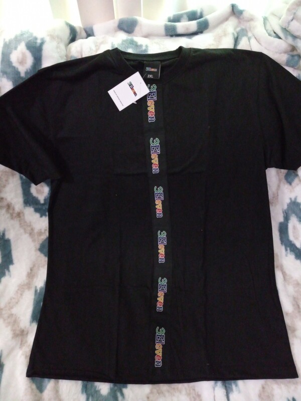 Woven strip Tee's