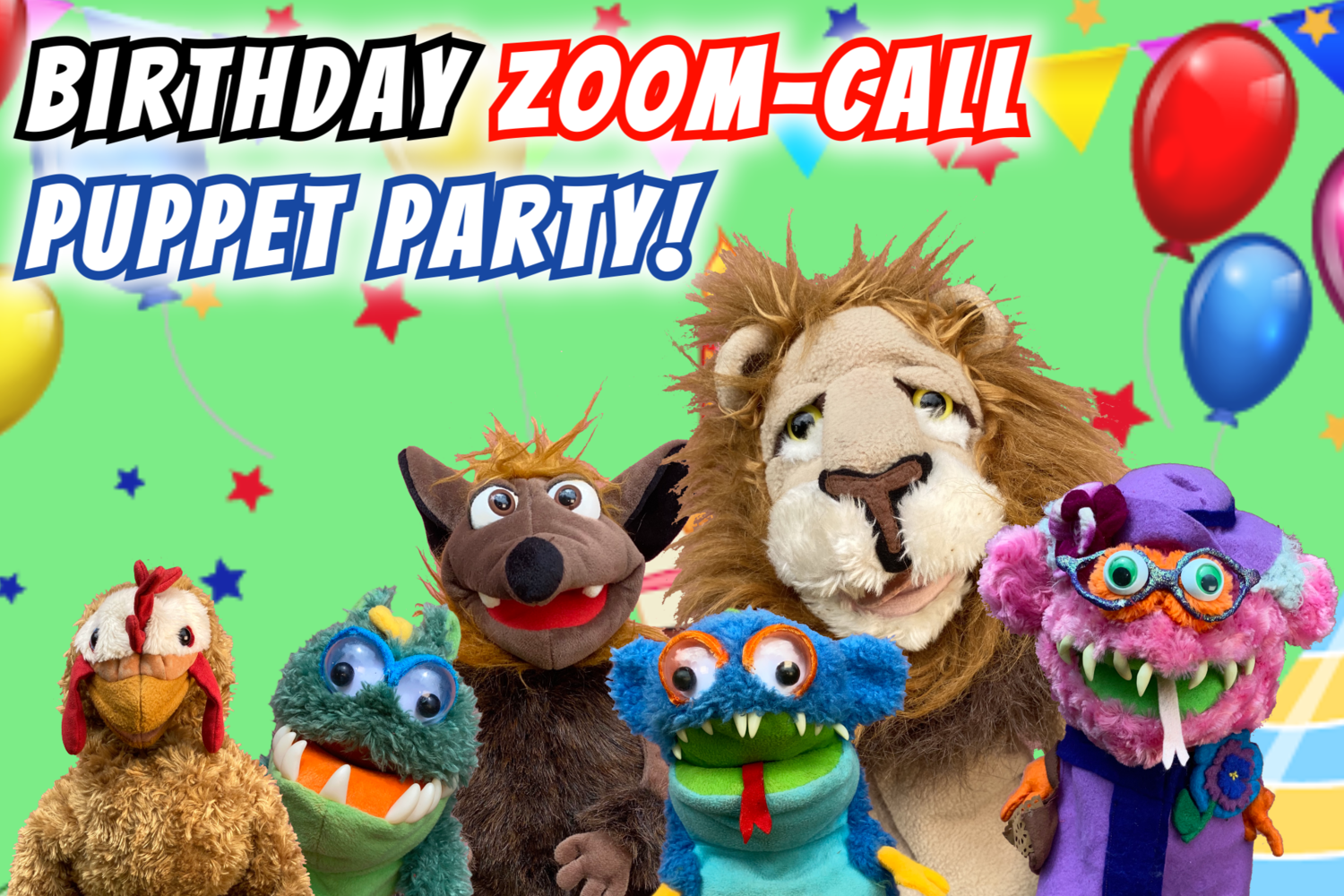 Birthday Zoom-Call "Puppet Party" Birthday Zoom-Call "Puppet Party"