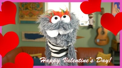 Valentine's Day Puppet Love-Gram!