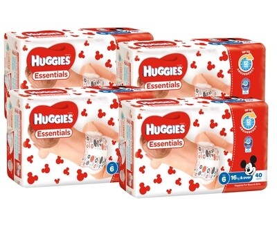 Huggies Essential Junior 16kg+ 4 x 40