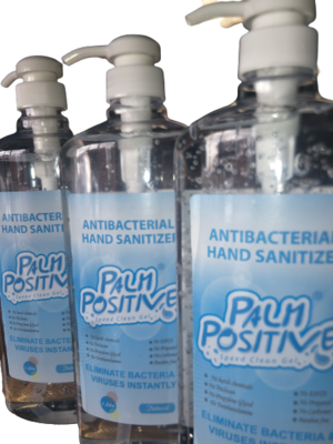 3 x 1Litre Palm Positive Antibacterial Hand Sanitizers