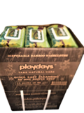 DOUBLES: 24 packs Cucumber Cool Bamboo Washcloths - Biodegradable - Organic Cleansing Wipes