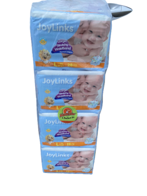 Bulk Size 4 Large Toddler 7-18 kg 224 disposable nappies in 8 packs of 28