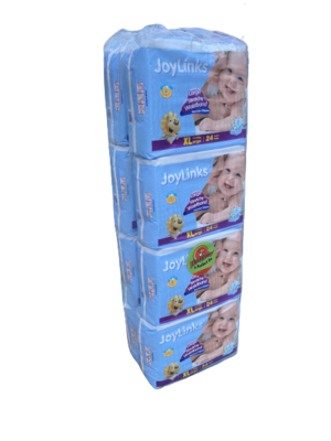 'Bulk Size 5 Extra Large/Walker Nappies 16-25kg 192 nappies in 8 bags of 24