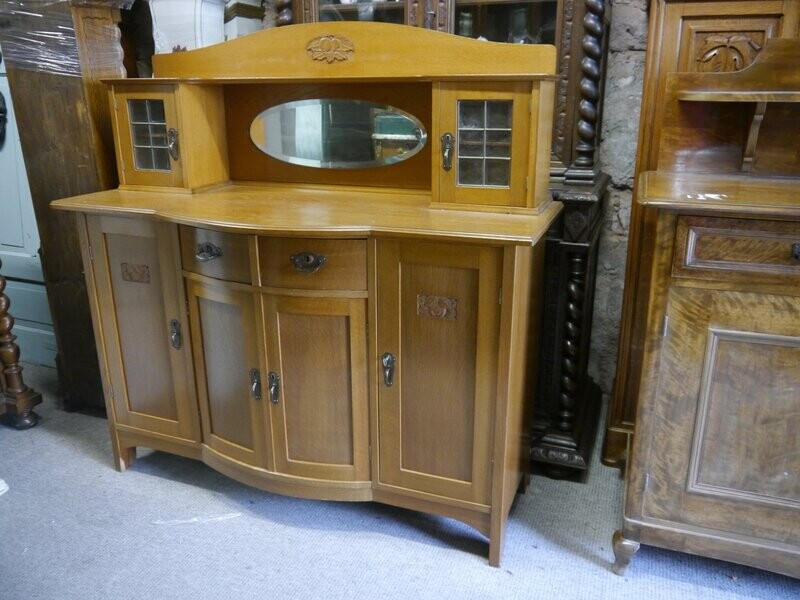 Art Deko Buffetschrank aus Eiche