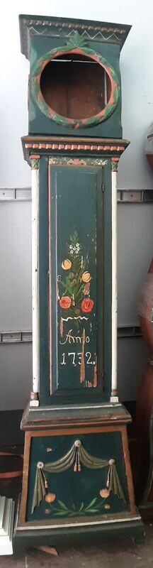 unrestaurierte dänische Baumholmerstanduhr Nr.2388