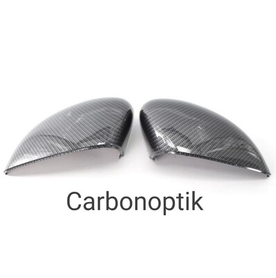 Linke FlüGeltüR RüCkspiegelabdeckung Seitenspiegelkappe Shell für Fiesta MK7 2008-2017 Rot