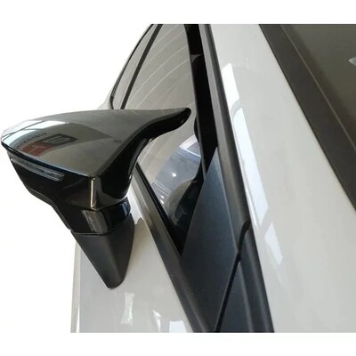 Spiegelkappen passend für Seat Leon in Schwarz-Hochglanz oder Carbon-Optik, im, passgenau, hochwertig verarbeitet, ideal für eine sportliche Fahrzeugaufwertung und modernen Look. Perfekt für Individualisten, die Wert auf Qualität und Stil legen.