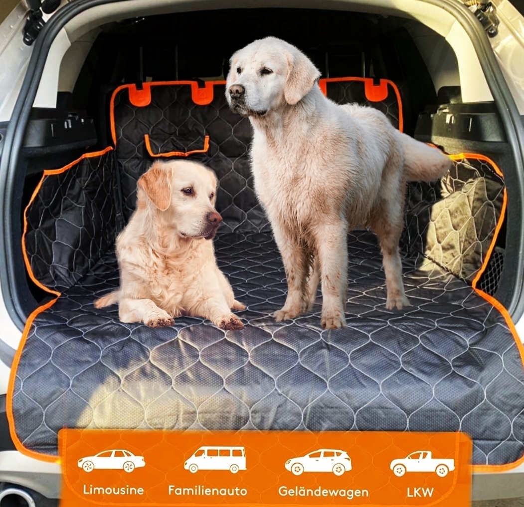 Peysaitr Hundematte Kofferraumschutz für Hunde mit Seitenschutz, Universale  Hundedecke