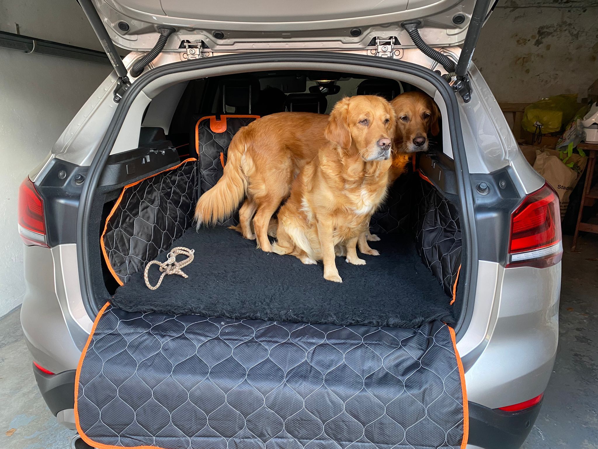 LovPet® 2in1 Hundedecke für Auto Rückbank & Kofferraum mit Seitenschutz und  Sichtfenster Kofferraumschutz - Wasserabweisende Hunde