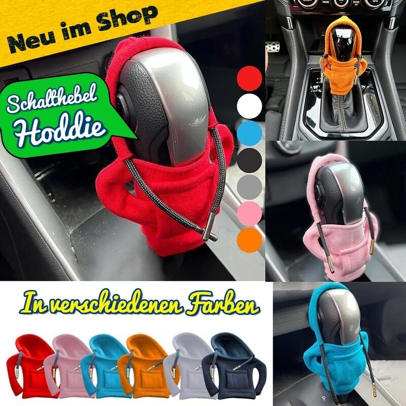 Schalthebel-Hoodie in verschiedenen Farben, kleiner Pullover für den Schaltknauf, schützt vor Abnutzung und bringt individuelles Design in den Auto-Innenraum.