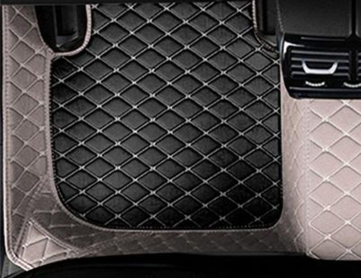 Auto Leder Fußmatten Premium Diamand Stitching Fußraummatten