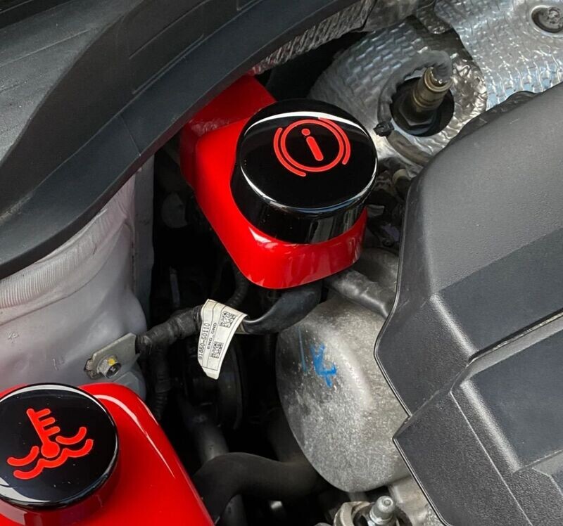 geeignet für Hyundai i20, i20N, i30, i30N, Kona, Veloster, Stylisches Performance-Cover für den Motor, ideal für Fahrzeugtuning, Show&Shine, Werterhaltung, Fahrzeugpflege und eine individuelle Optik, perfekt für alle, die ihr Auto aufwerten möchten. Motorabdeckung Verkleidung Motorraum