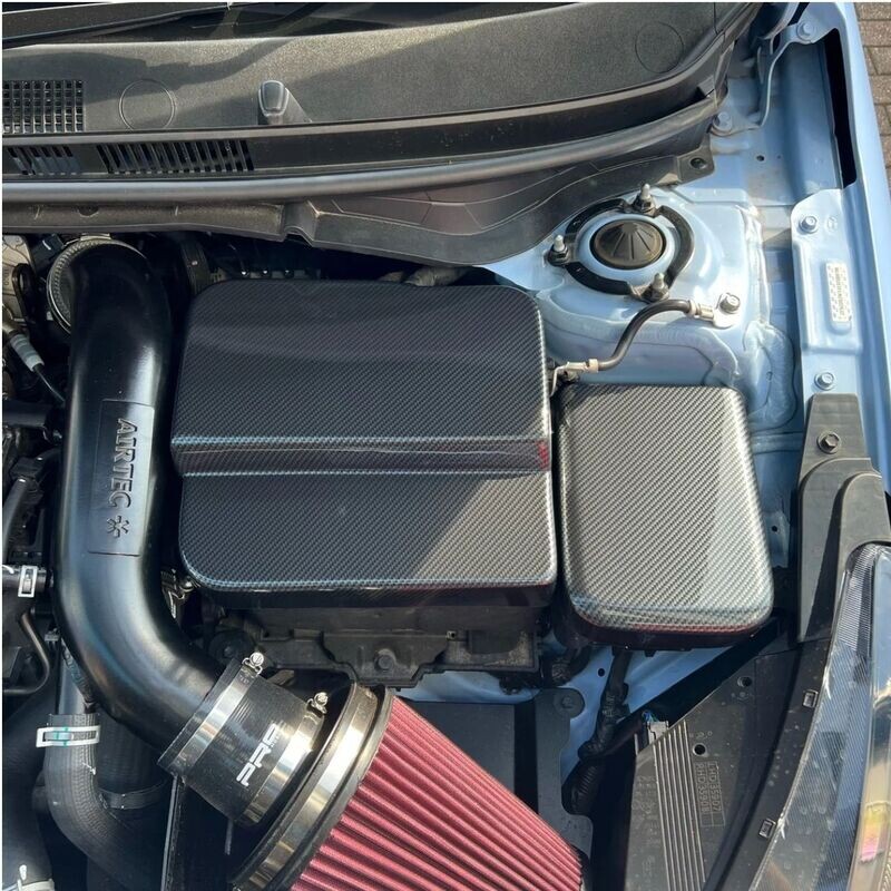 geeignet für Hyundai i20, i20N, i30, i30N, Kona, Veloster, Stylisches Performance-Cover für den Motor, ideal für Fahrzeugtuning, Show&Shine, Werterhaltung, Fahrzeugpflege und eine individuelle Optik, perfekt für alle, die ihr Auto aufwerten möchten. Motorabdeckung Verkleidung Motorraum