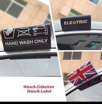 Wasch Etikett Wasch Label