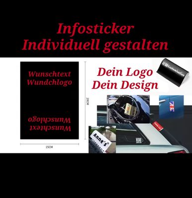 Wasch Etikett Auto individuell gestalten Wasch Etikett Auto individuell gestalten