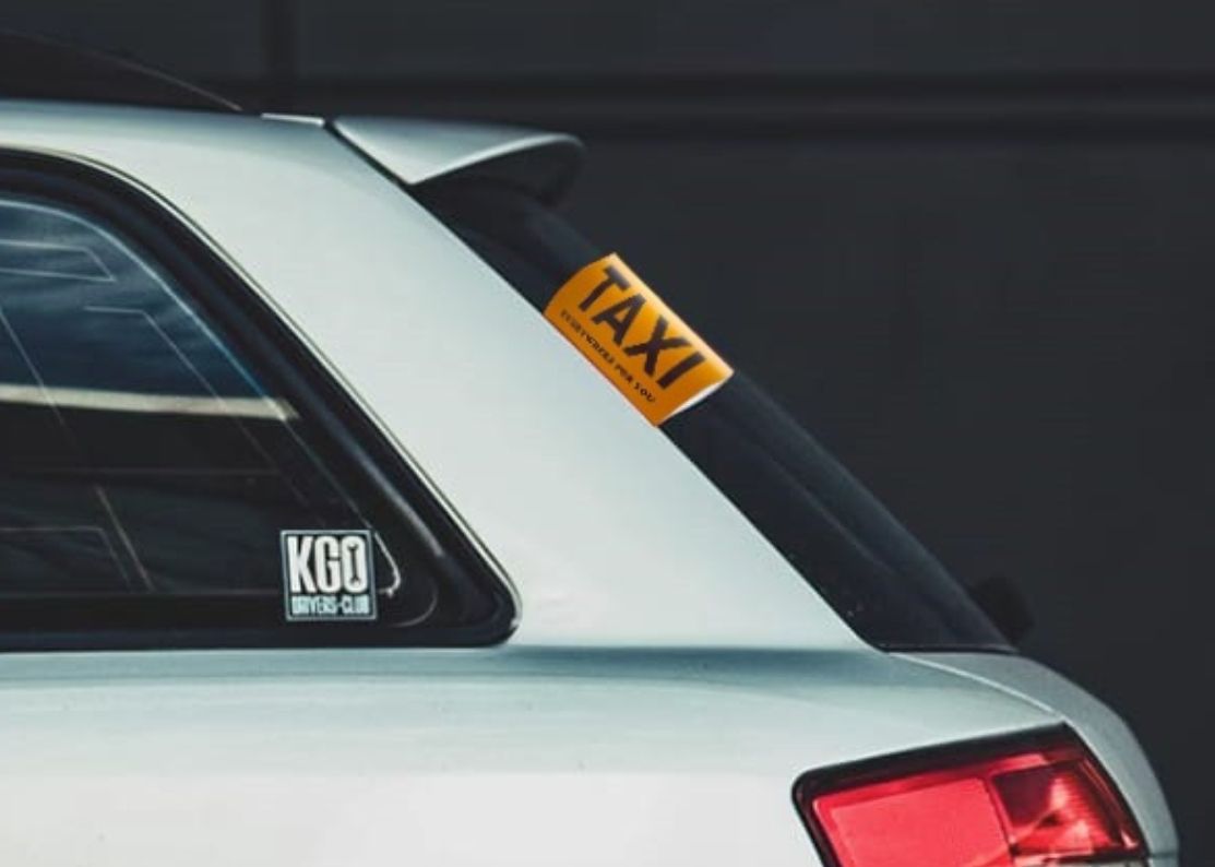 Wasch Etikett TAXI