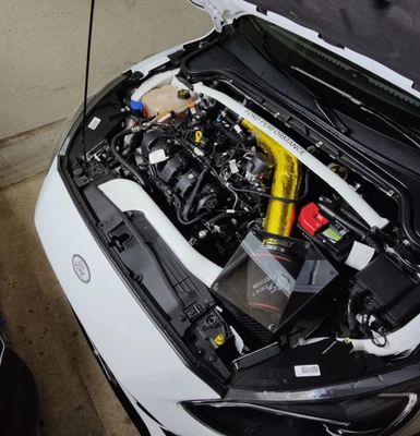 geeignet für Ford, Stylisches Performance-Cover für den Motor, ideal für Fahrzeugtuning, Show&Shine, Werterhaltung, Fahrzeugpflege und eine individuelle Optik, perfekt für alle, die ihr Auto aufwerten möchten. Motorabdeckung Verkleidung Motorraum