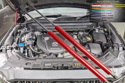 Haubenlifter passend für Mazda CX 8 CX-8 2014-2018 Hochwertige Haubenlifter passend Mazda, einfache Montage, langlebige Qualität, Fahrzeugzubehör, Auto Haubenlifter, Hyundai Zubehör, Haubendämpfer Set, einfache Installation.