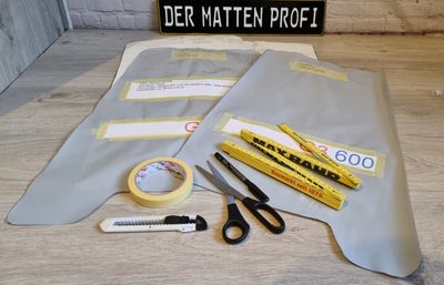 Flugzeug Fußmatten - Sonderanfertigungen -