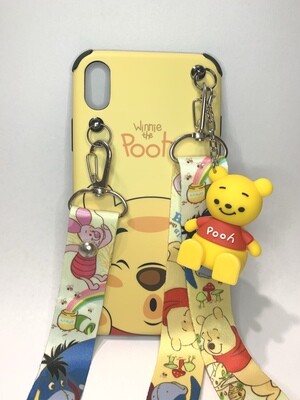 Cartoon Pooh Case w/ Phone Stand