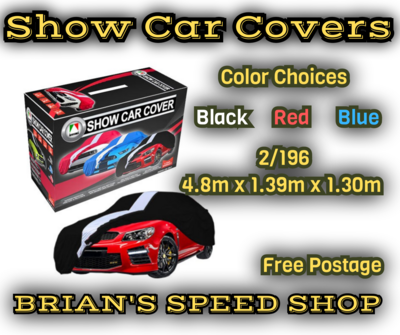 Autotecnica  Show Car Cover   2/ 196  4.8M Indoor Show Car Covers.  Security Straps. Free Shipping .$135.90 SKU 661